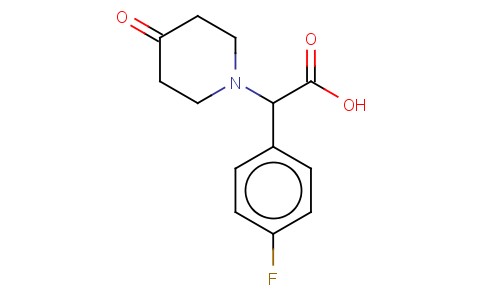 (4-FLUORO-PHENYL)-(4-OXO-PIPERIDIN-1-YL)-ACETIC ACID